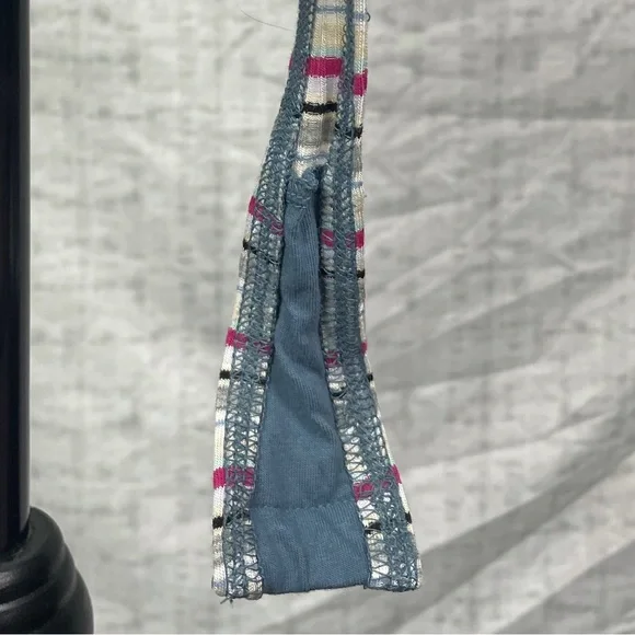 NWT Large Free People Put A Stripe On It Thong Bodysuit Vneck Long Sleeves - Picture 10 of 15